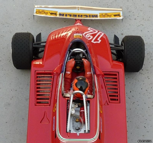 模型車收藏分享[027-Exoto, 1/18, Ferrari 312T4, Grand Prix of South Africa, Gilles Villeneuve, 1979]