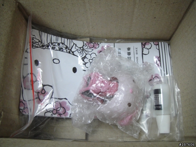 終於收到我的手繪風可愛Kitty摺疊車啦~