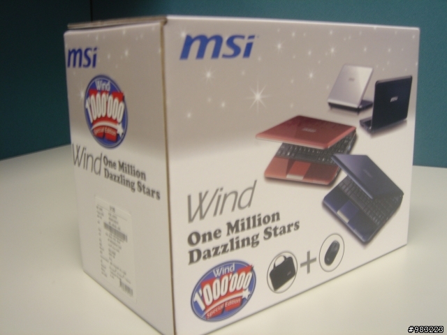 {開箱} "msi U135" 新到貨入手