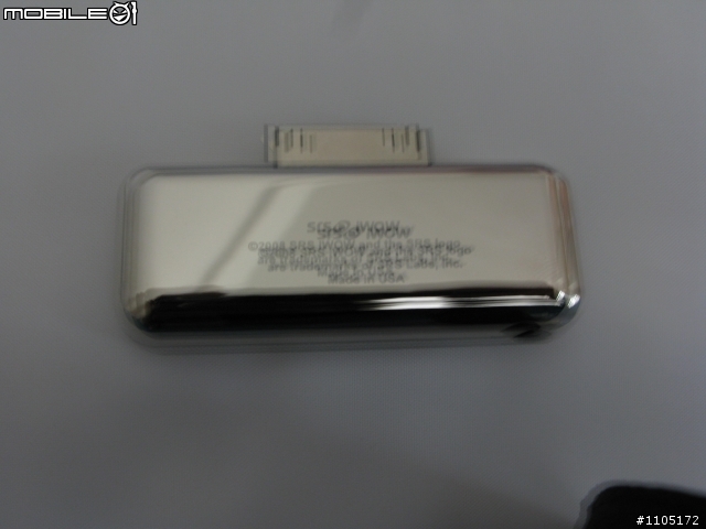 [開箱]SRS iWOW Adaptor for iPod