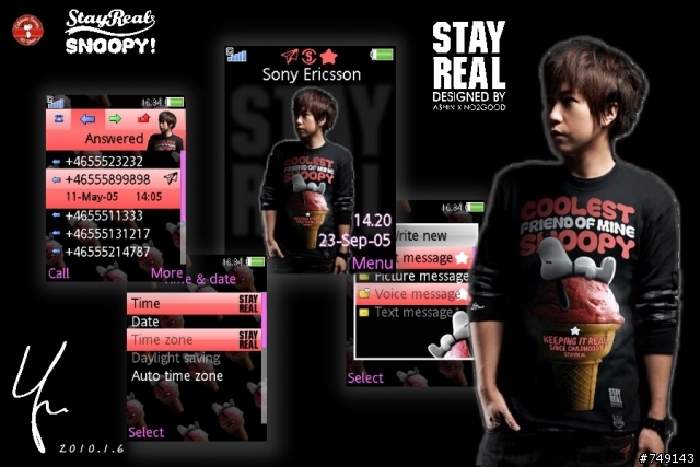 [240x320] STAY REAL x Snoopy 全系列 正式上線