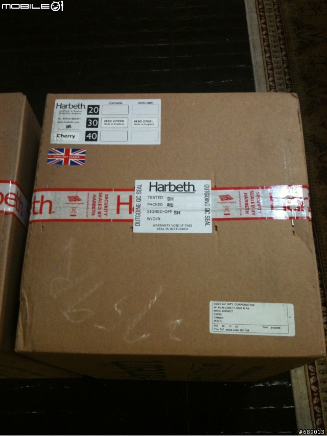 英國血統監聽喇叭 Harbeth Monitor 30 開箱照