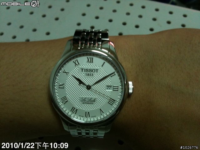 小弟的第一支自動錶-TISSOT Le Locle 力洛克系列 圖騰紋機械錶