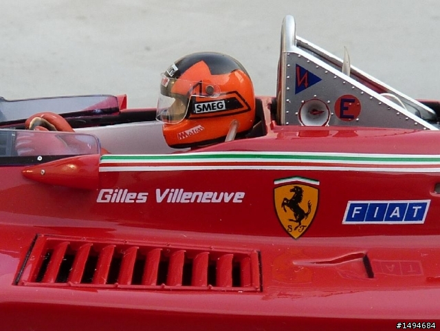 模型車收藏分享[027-Exoto, 1/18, Ferrari 312T4, Grand Prix of South Africa, Gilles Villeneuve, 1979]