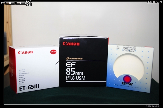[開箱文]2010年第一顆小定砲Canon EF 85mm f1.8