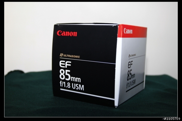 [開箱文]2010年第一顆小定砲Canon EF 85mm f1.8