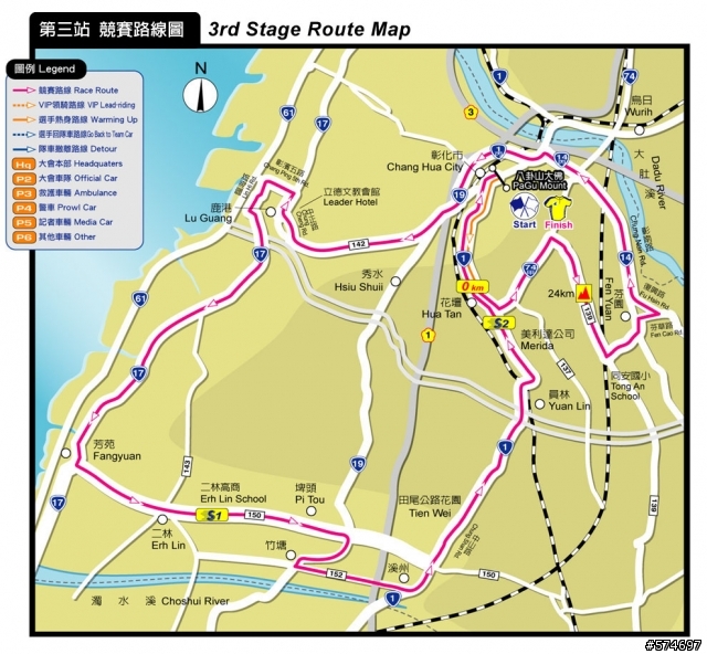 2010年環台賽預定路線,歡迎大家來幫選手加油