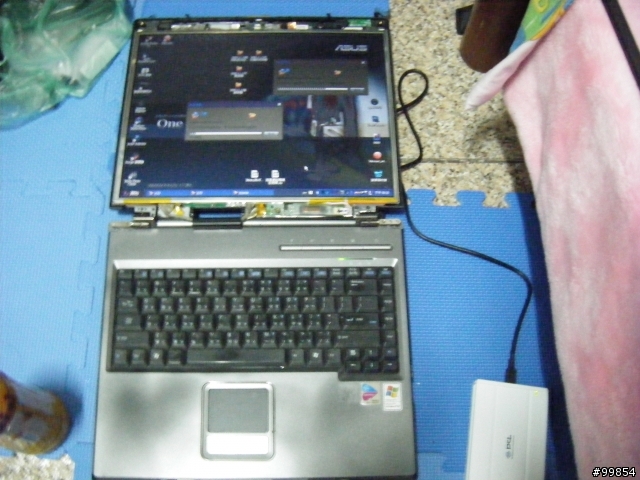 A3G 恢復 當年風采 (後續)       ASUS A3G 上蓋毀滅~