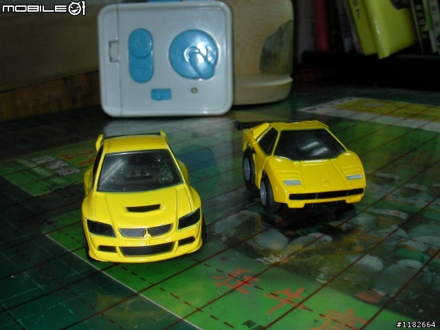 TAKARA TOMY紅外線阿Q遙控車~~   最新的藍寶捷尼遙控車改裝照   自行+尾翼唷！  超帥！  歡迎放上自己車供觀賞