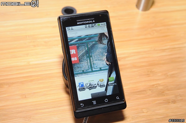 [圖集]MOTO三款Android手機動手玩