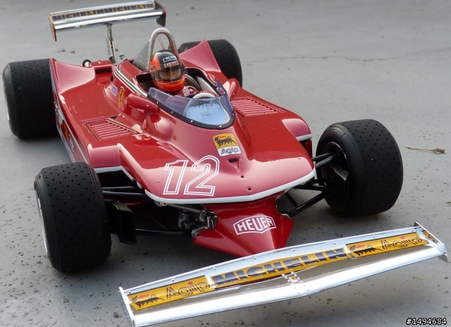 模型車收藏分享[027-Exoto, 1/18, Ferrari 312T4, Grand Prix of South Africa, Gilles Villeneuve, 1979]