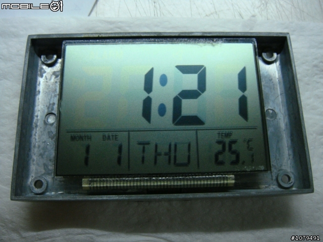 [電子時鐘液晶排線]有方法能夠將剝落的排線黏回去嗎?[成功修復！]