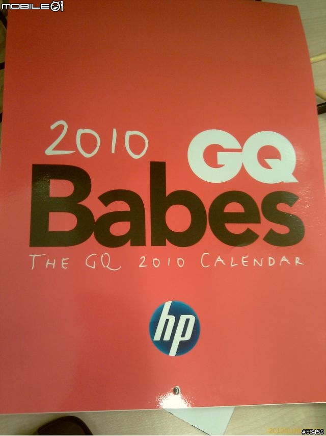 2010 HP 辣妹月曆(GQ)