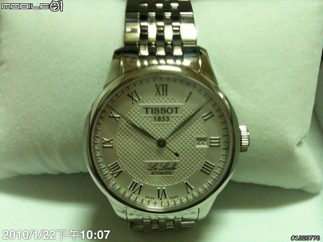 小弟的第一支自動錶-TISSOT Le Locle 力洛克系列 圖騰紋機械錶