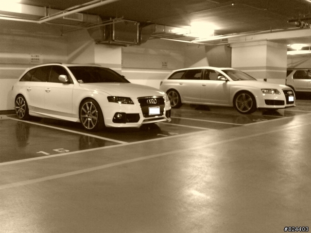 雪白RS6+雪白A4 AVANT 2.0TQS