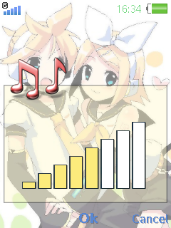 [240x320]鏡音雙子 + 新增  初音   手機主題(含媒體)