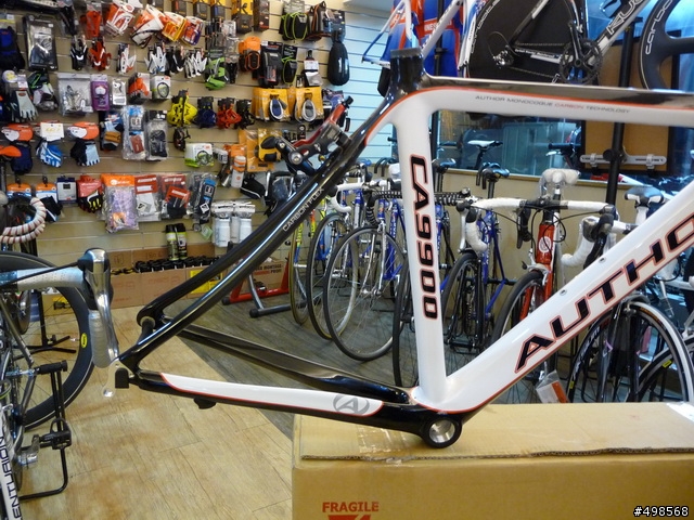 人生的第一台碳纖車架Author CA9900～～附上完成圖