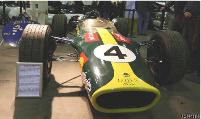 模型車收藏分享[024-Exoto, 1/18, Lotus-Ford Type 49, GP of Spain, Jo Siffert, 1968]