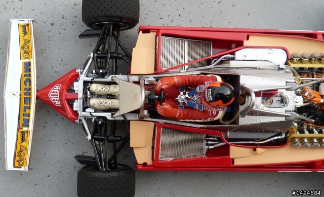 模型車收藏分享[027-Exoto, 1/18, Ferrari 312T4, Grand Prix of South Africa, Gilles Villeneuve, 1979]