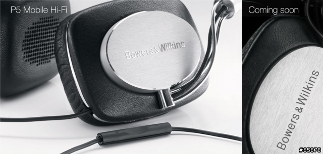 B&W P5 Mobile Hi-Fi Headphone (Coming soon)