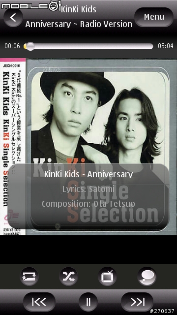 【補分享】Android音樂類最佳程式Tunewiki for S60 v5 補上介紹圖