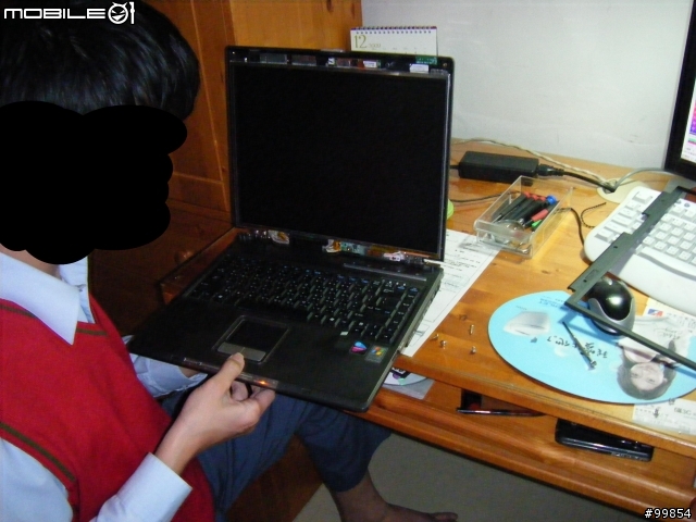A3G 恢復 當年風采 (後續)       ASUS A3G 上蓋毀滅~