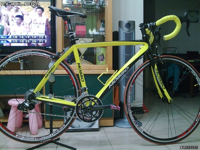 【沒有箱子的開箱文】MOSSO 756車架(黃) 配全套VELOCE