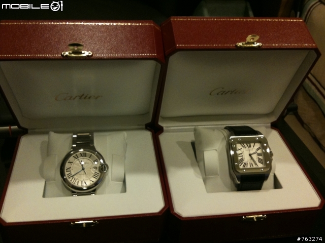 cartier Ballon bleu and SANTOS 100 開箱!!