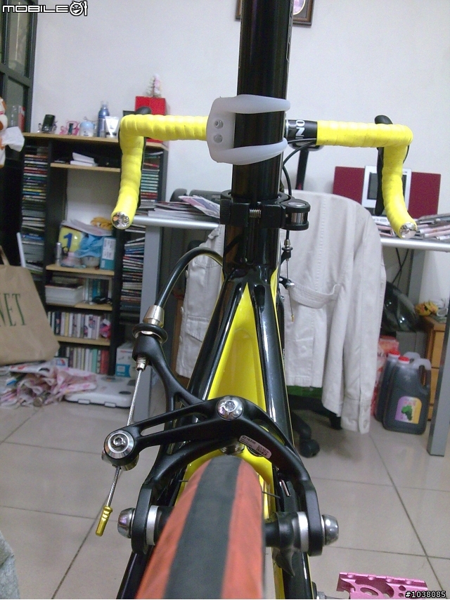 【沒有箱子的開箱文】MOSSO 756車架(黃) 配全套VELOCE