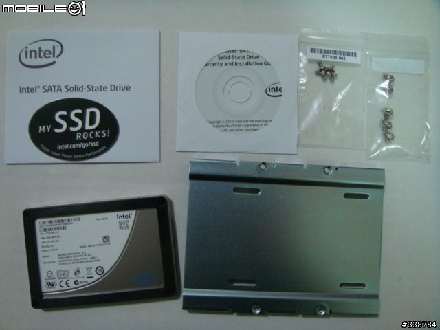 {開箱兼簡測}Intel x25-v 40g SSD在Intel ICH10R上的表現