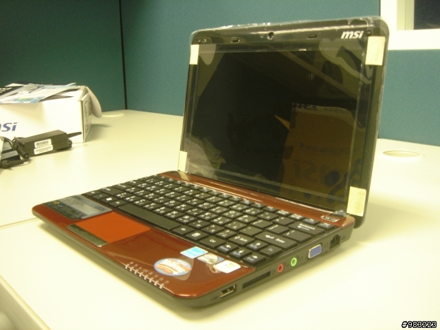 {開箱} "msi U135" 新到貨入手