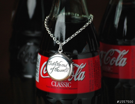 Coke bottle cap 可樂瓶蓋銀飾-手做過程分享