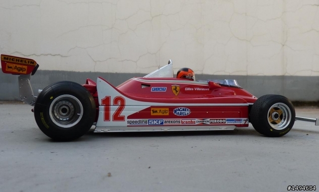 模型車收藏分享[027-Exoto, 1/18, Ferrari 312T4, Grand Prix of South Africa, Gilles Villeneuve, 1979]