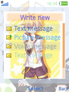 [240x320]鏡音雙子 + 新增  初音   手機主題(含媒體)