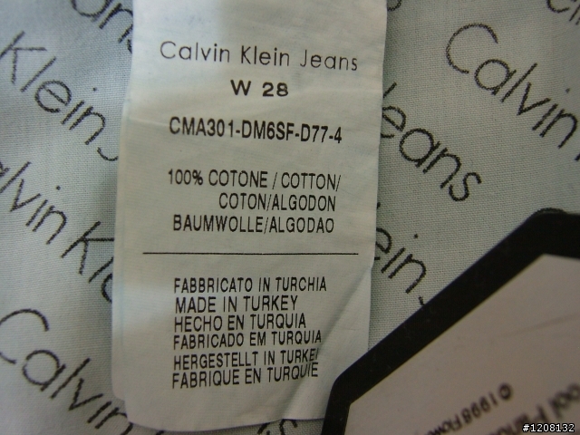 開箱：Calvin Klein 石洗藍灰小破壞潑漆款牛仔褲(2010年新款)