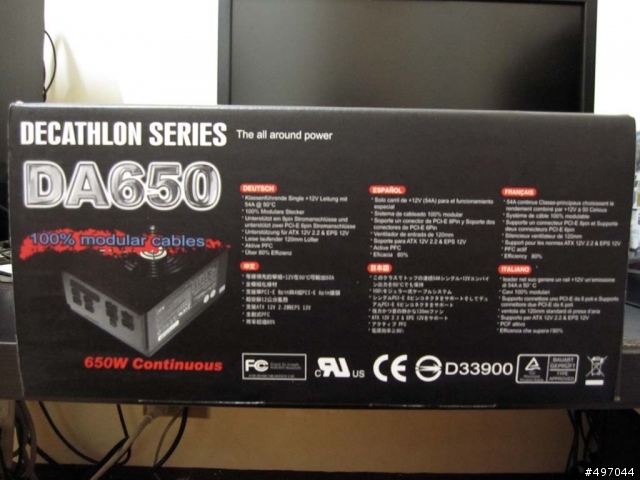 [開箱]SilverStone DA650 全模組化電源供應器 (就只有開箱)