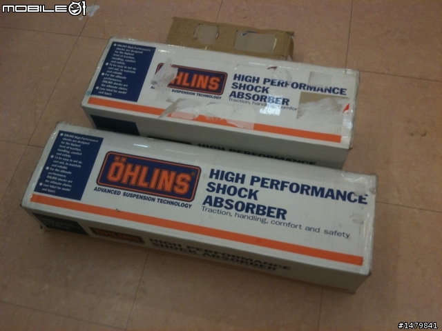 [開箱] OHLINS DFV 避震 入手! XD