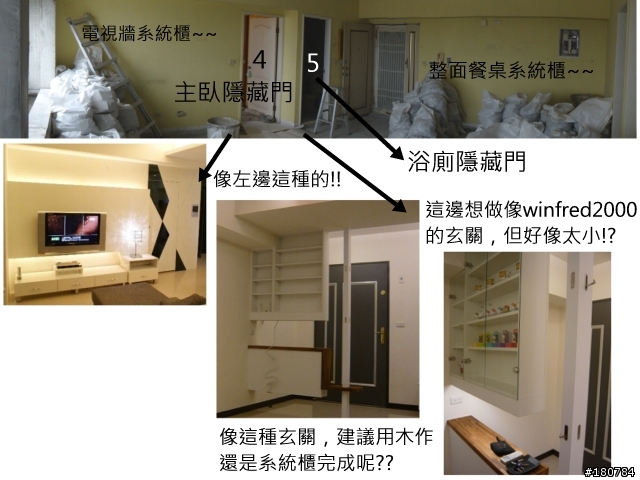 懇求建議~~如何以最低預算達到隱藏門的效果呢!?