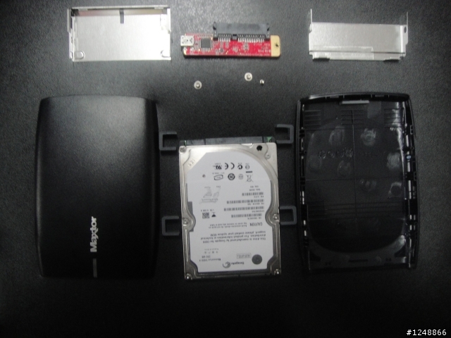 [地雷]Seagate 旗下Maxtor Basics 2.5吋 250GB 行動硬碟 也噴一樁  保固內無損分屍拆解救資料!!!