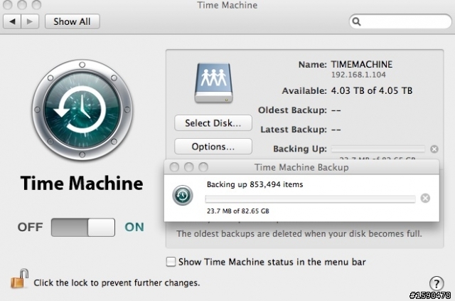 以Promise NS4600當成Time Machine 的備份磁碟
