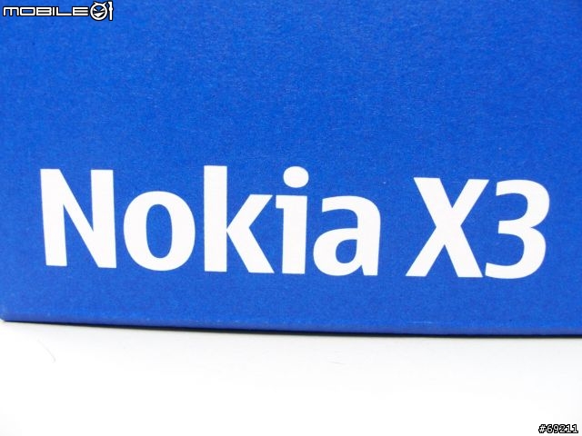 NOKIA X3 開箱