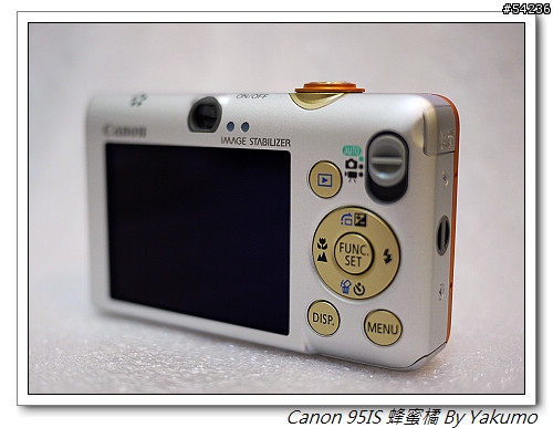 Canon IXUS 95IS 「蜂蜜橘」開箱照