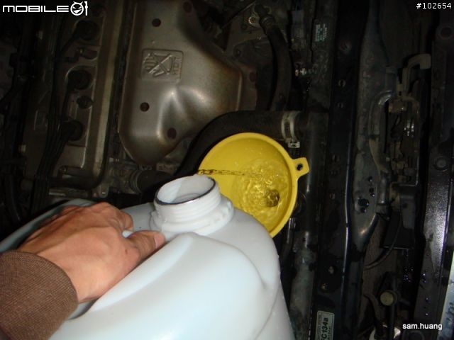 accord k9 diy更換水箱精