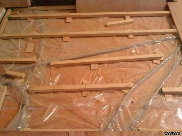 這樣的木地板架高施工對嗎？