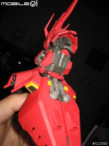 (紙模型)4/5更新浮遊砲    喜氣洋洋的沙薩比 SD Sazabi Ver.OP (PaperCraft)