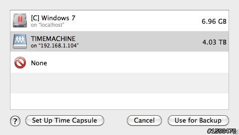 以Promise NS4600當成Time Machine 的備份磁碟
