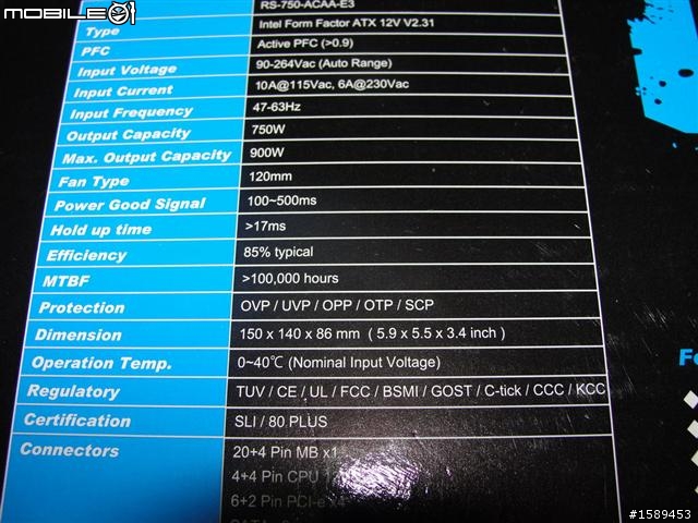 [不專業測試文]Coolermaster最新系列GX 750W測試