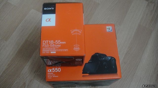 Alpha 550 魔盒開啟 ～ 內地版a550開箱小記