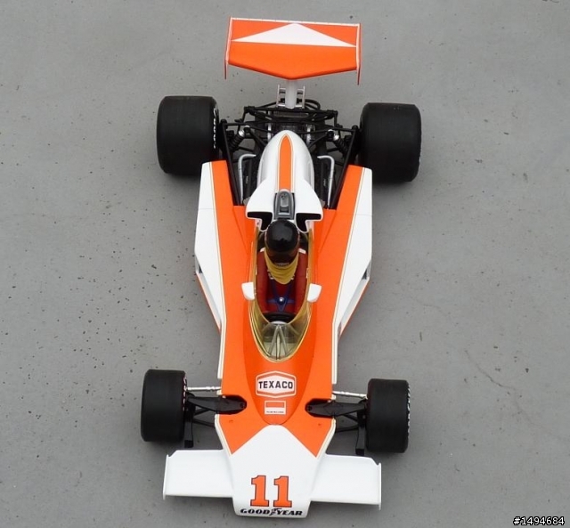 模型車收藏分享[028-Minichamps, 1/18, McLaren Ford M23, James Hunt, 1976]