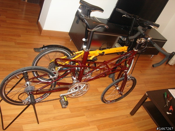 Alex Moulton TSR 30 酒红色 十分喜欢的一台好车 以购入